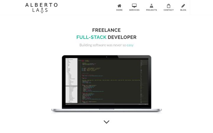 Screenshot of albertolabs.com