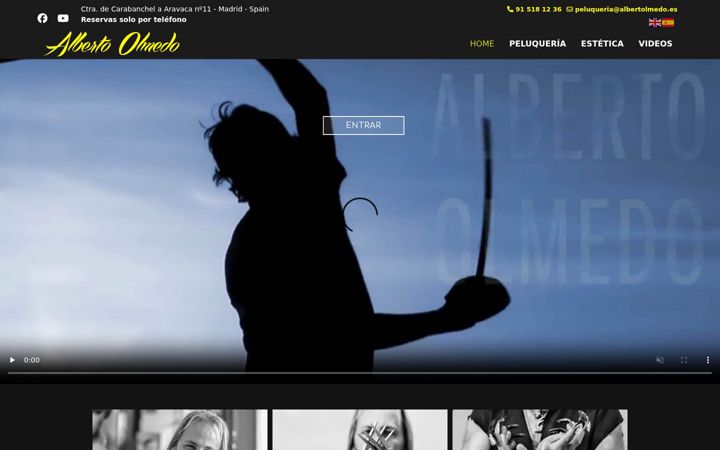 Screenshot of albertolmedo.es