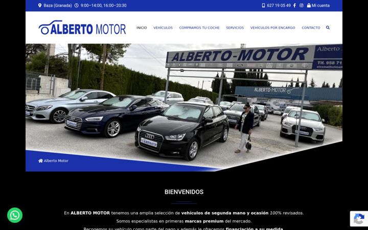 Screenshot of albertomotor.com