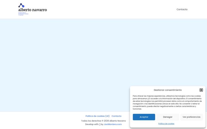 Screenshot of albertonavarro.eu