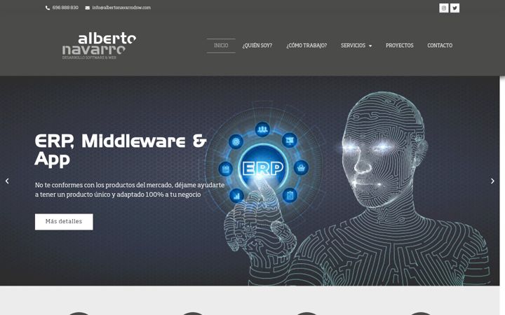 Screenshot of albertonavarrodsw.com