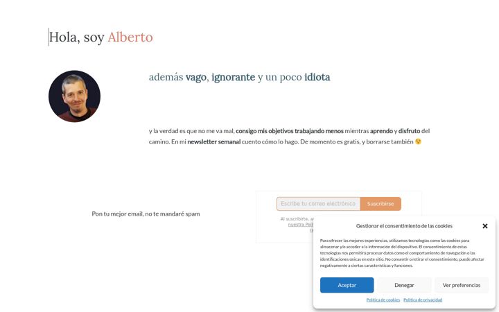 Screenshot of albertonavarrolujan.com