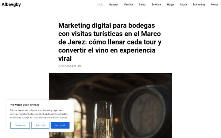 Screenshot of albertoni.es