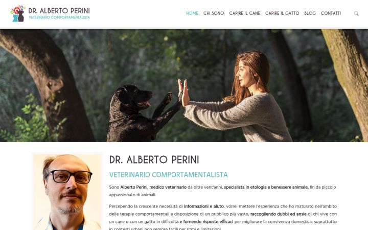 Skärmbild av albertoperini.it