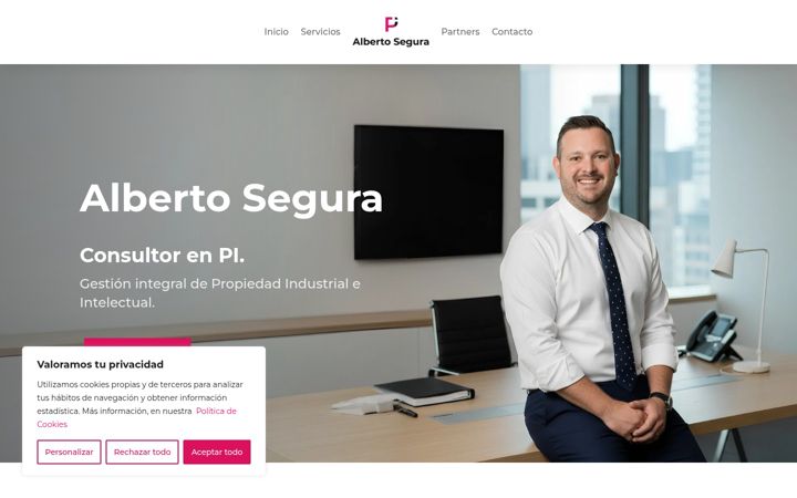 Posnetek zaslona albertopi.com