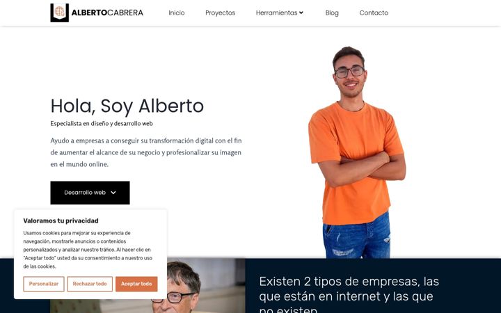 Screenshot of albertopress.com