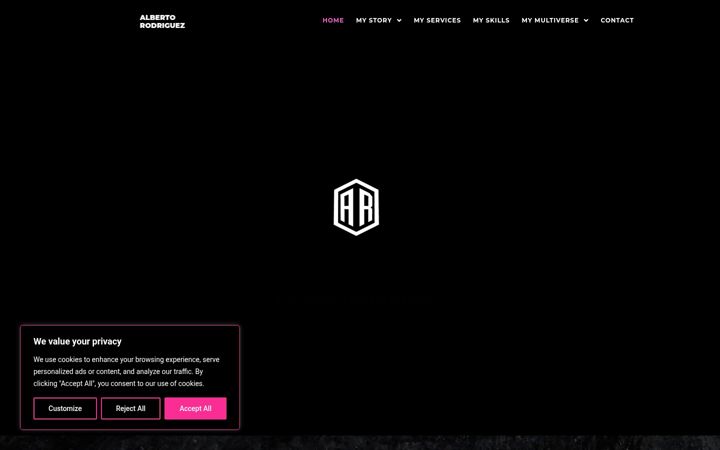 Screenshot of albertorodriguezdesign.com