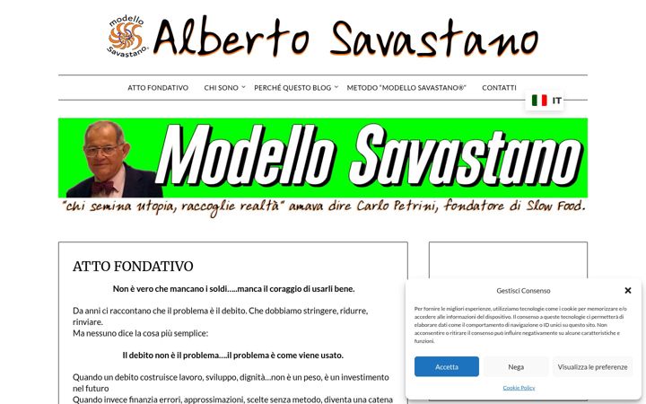 Képernyőkép: albertosavastano.it