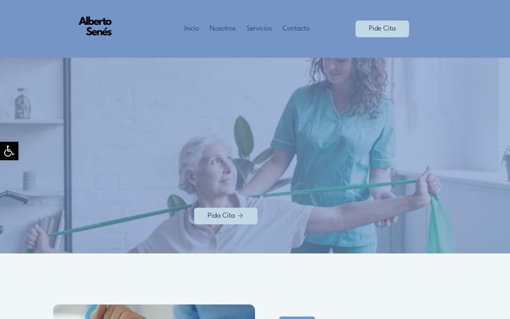 Screenshot of albertosenesguerrero.com