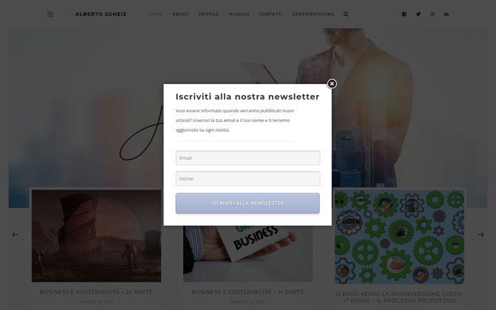 Screenshot of albertosgheiz.it