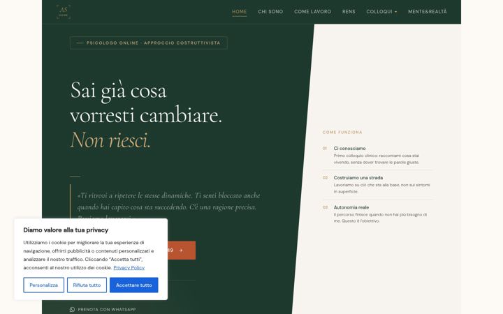 Screenshot of albertosolazzo.it