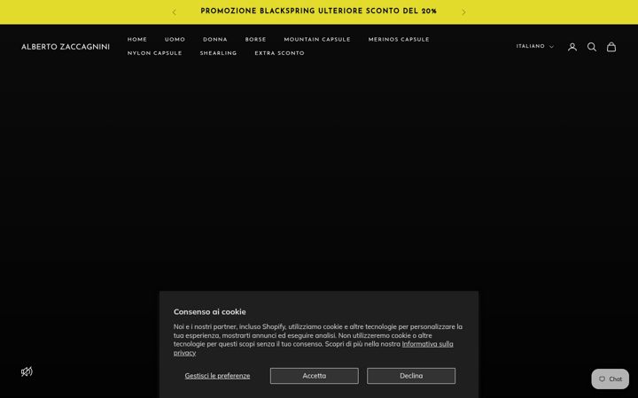 Screenshot of albertozaccagnini.it