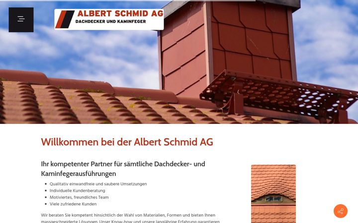 Screenshot of albertschmidag.ch