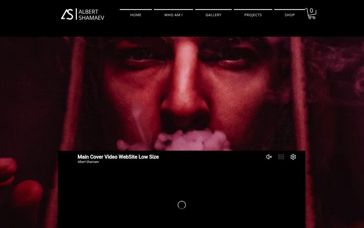Screenshot of albertshamaev.com
