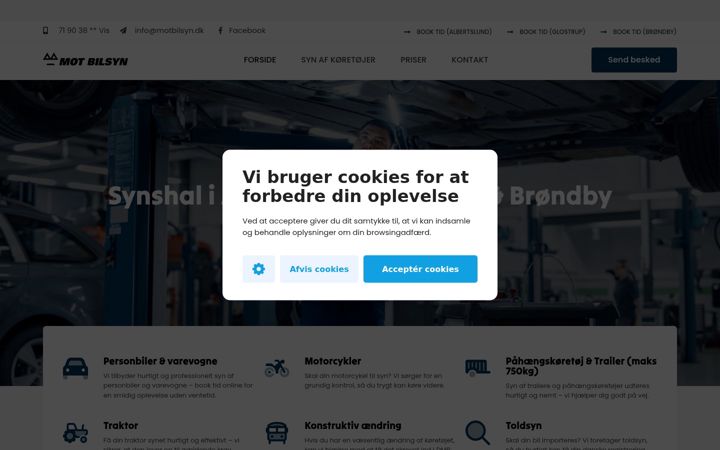 Screenshot of albertslundbilsyn.dk