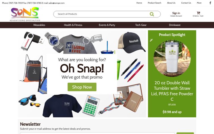 Screenshot of albertsonspr.com