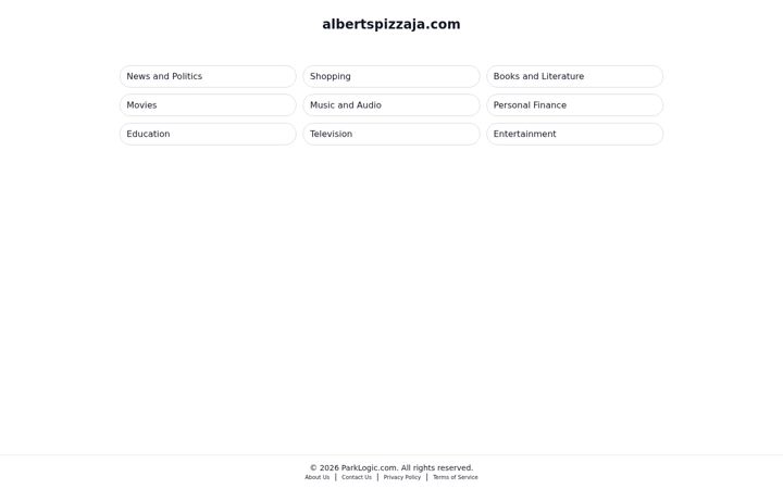 Screenshot of albertspizzaja.com