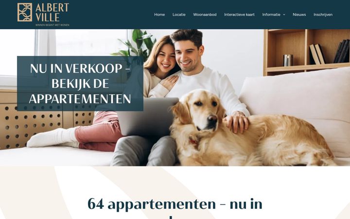Snímek obrazovky albertville-almere.nl