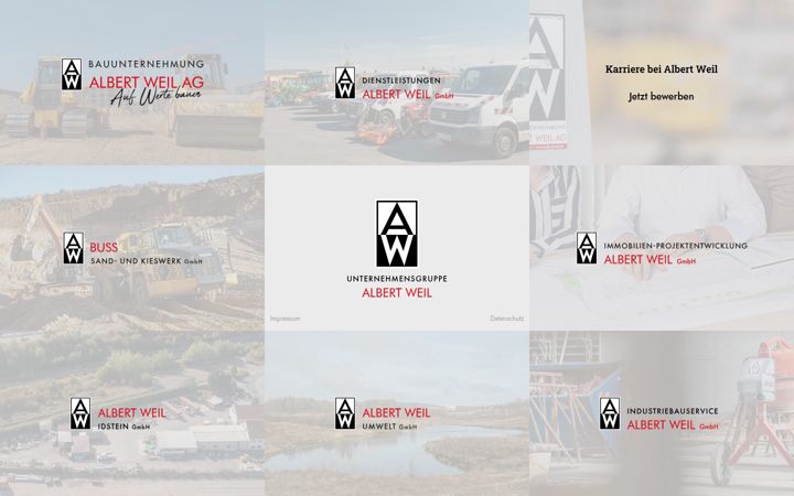 Screenshot of albertweil.de