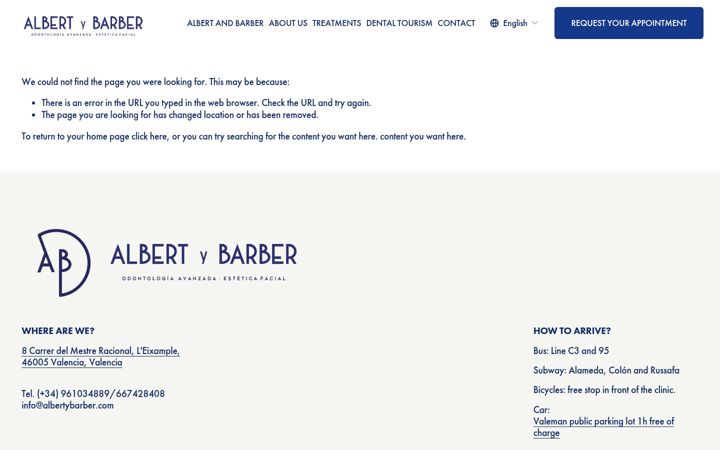 Captura de ecrã de albertybarber.com