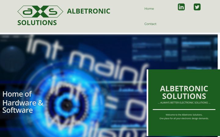 Екранна снимка на albetronic.com