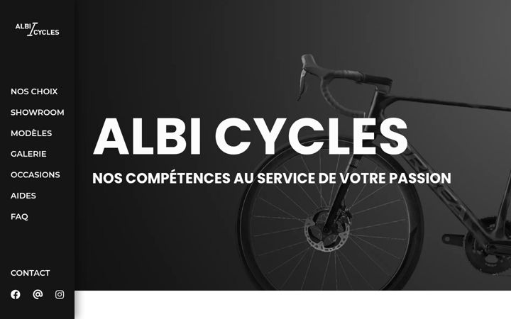 Screenshot of albi-cycles.fr