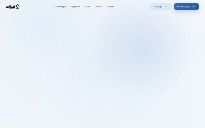 Screenshot of albi-group.de