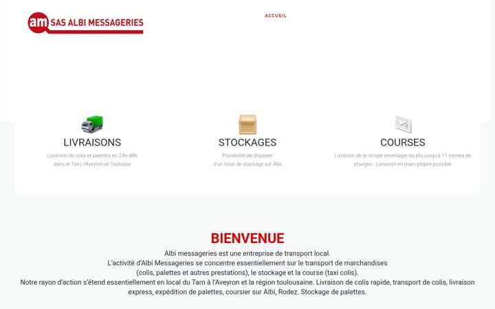 Screenshot von albi-messageries.fr