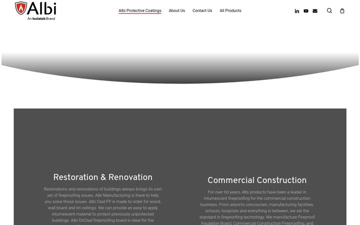 Screenshot of albi.com