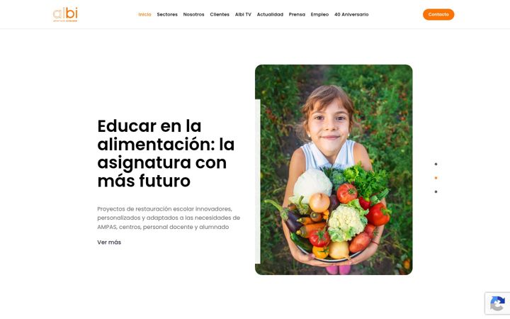Screenshot of albi.es