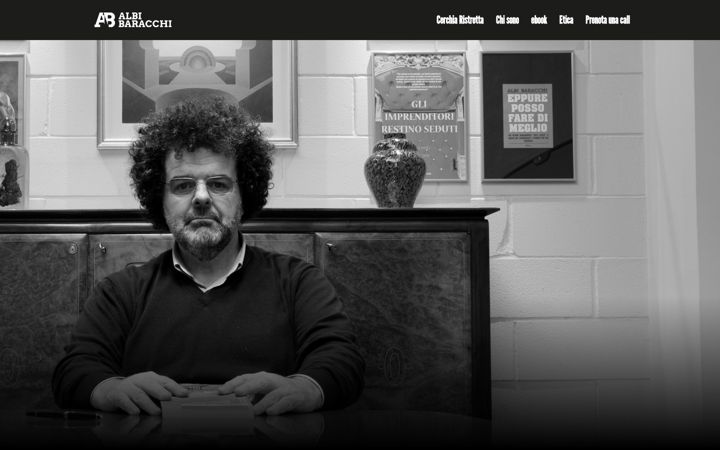 Screenshot of albibaracchi.com