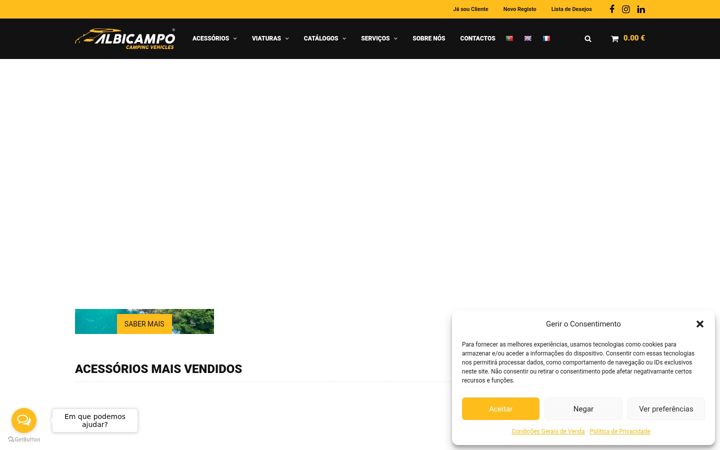 Screenshot of albicampo.pt