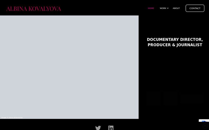 Screenshot of albinakovalyova.com