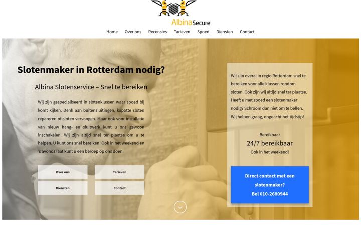 Screenshot of albinaslotenservice.nl