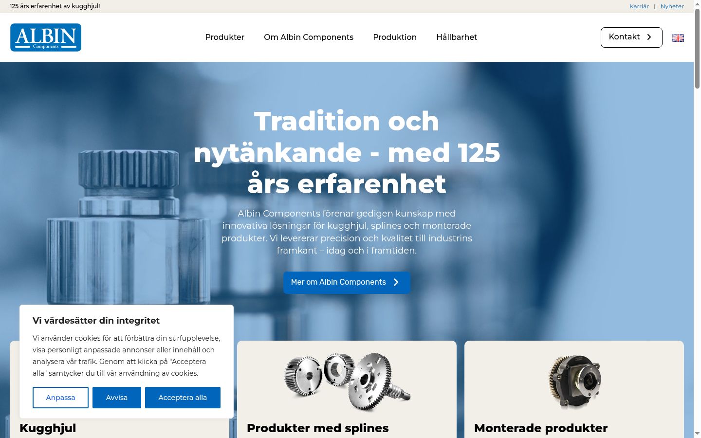Screenshot tal-banner tal-kunsens muri qabel kwalunkwe interazzjoni