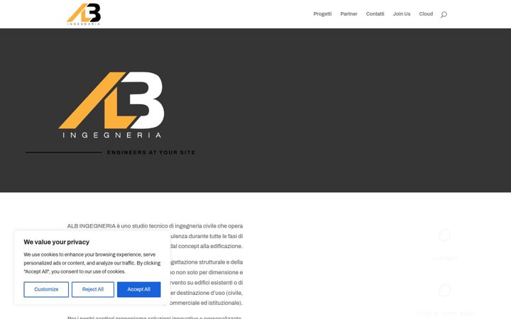 Screenshot ta' albingegneria.com