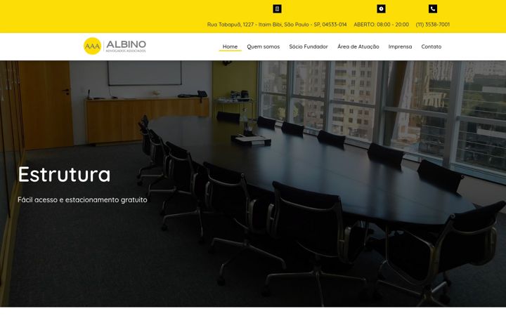 Skærmbillede af albino.com.br