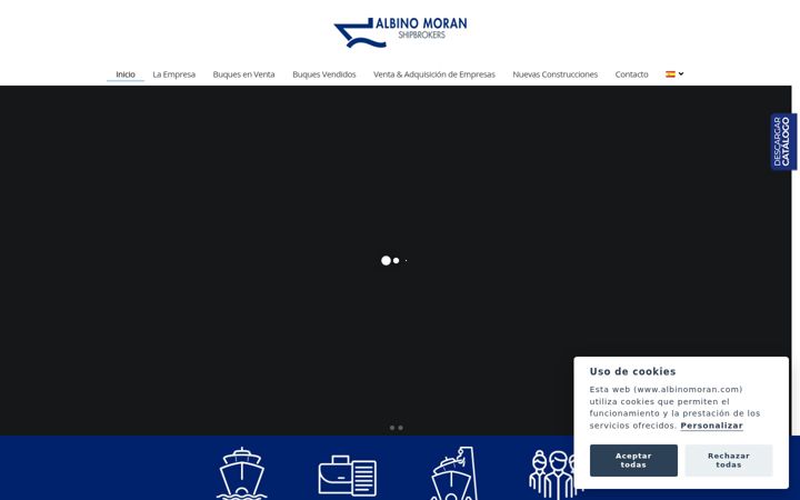 Screenshot of albinomoran.com