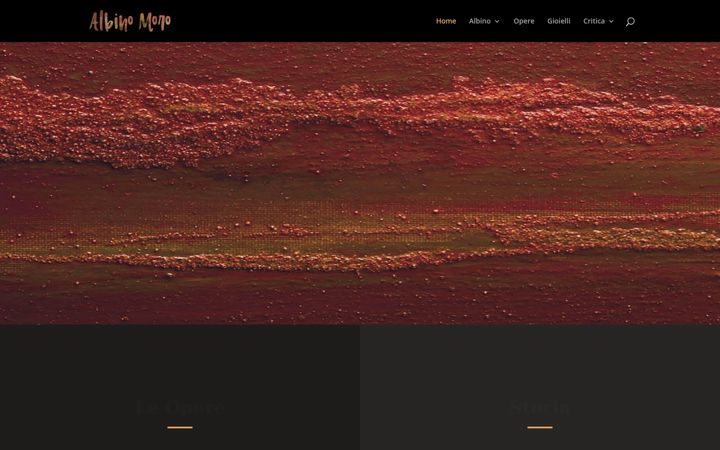 Screenshot of albinomoro.it