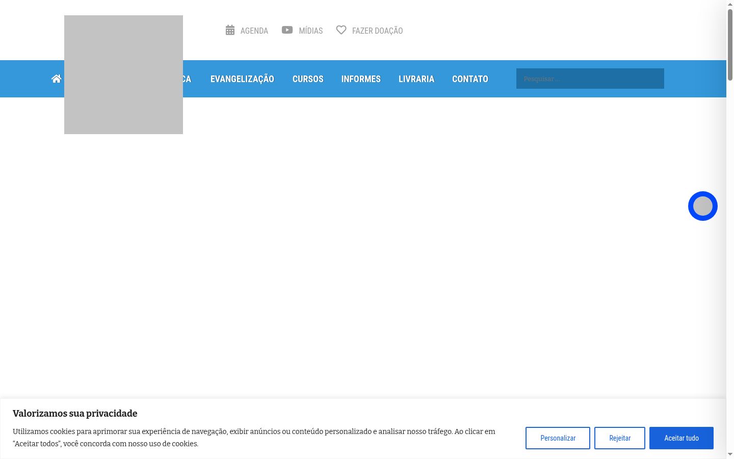 Snímka obrazovky banera súhlasu zobrazeného pred akoukoľvek interakciou