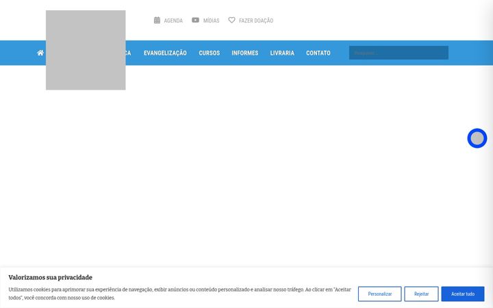 Screenshot of albinoteixeira.org.br