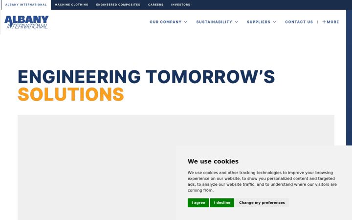 Screenshot of albint.com