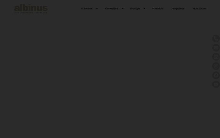 Screenshot of albinus-cottbus.de