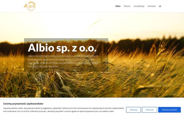 Screenshot of albio.eu