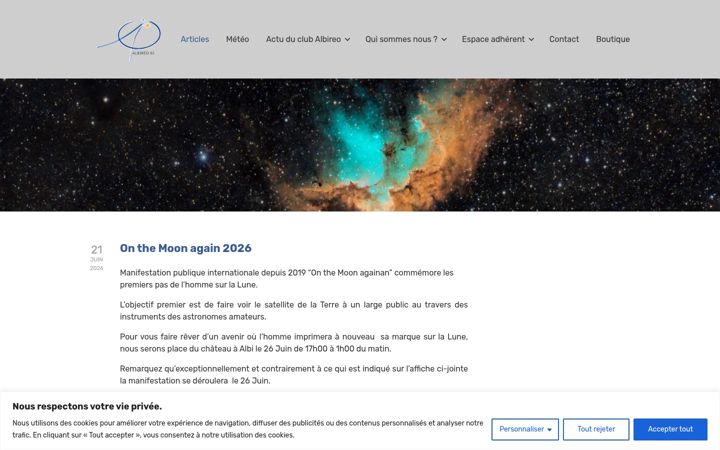 Képernyőkép: albireo81.org