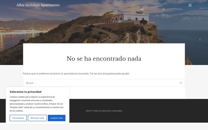 Screenshot of albirholidaysapartments.com