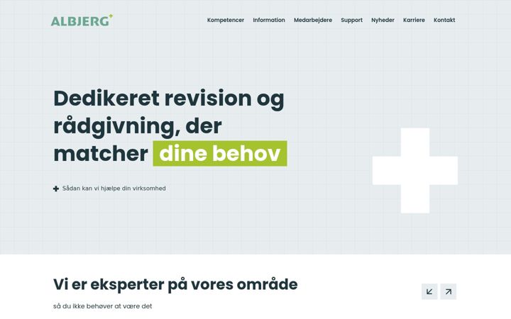Screenshot of albjerg.dk