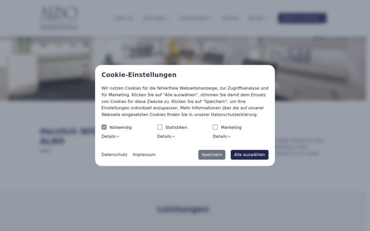 Screenshot of albo.gmbh