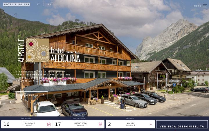 Screenshot of albolina.it