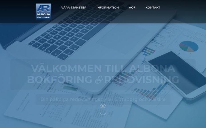Screenshot of albona.se